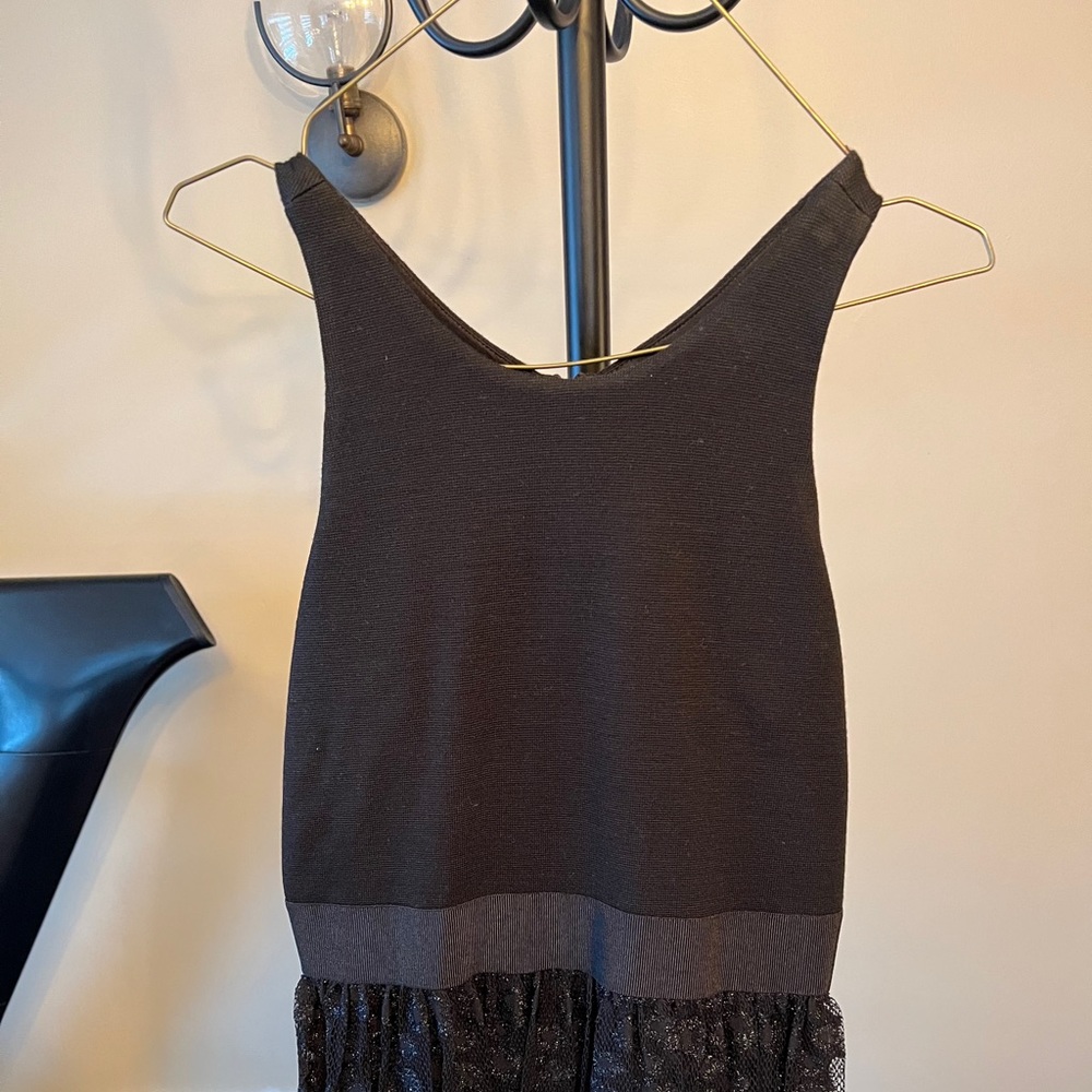 Milly size 6 black maxi dress